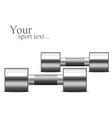 Dumbbell vector image