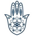 Jewish icons vector image