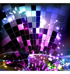 Disco ball vector image