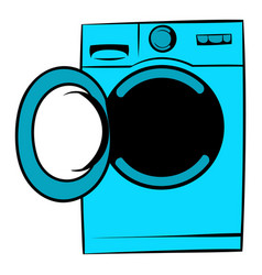 Washing machine icon icon cartoon vector image