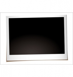 Landscape instant photo vector image