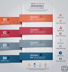 Infographics design 4 vector image