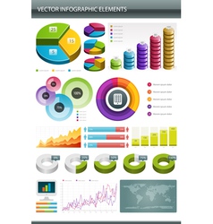 Infographics collection vector image