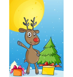 Reindeer vector image
