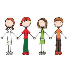 Happy Kids vector image