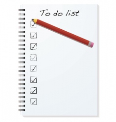 To do binder vector image