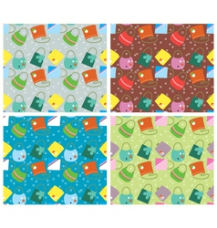 Color seamless pattern vector image