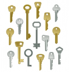 Keys vector image