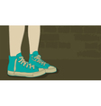 Sneakers vector image