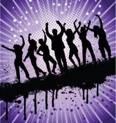 Grunge party vector image