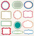 Frame labels Set vintage vector image