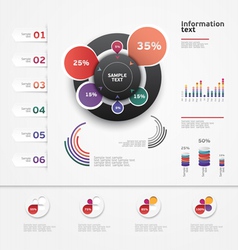 Infographic elements vector image