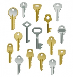 Keys vector image