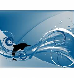 Dolphin vector by baldyrgan - Image #825749 - VectorStock