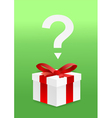 Box with a surprise vector image