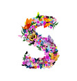 Floral pattern vector image