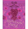 Wrapping gifts corset bachelorette party vector image