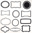 Frame labels Set vintage vector image