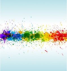 Paint splashes vector image