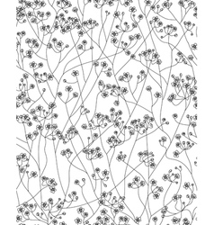 Seamless floral pattern vector image