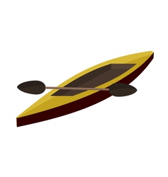 Canoe paddle EPS10 vector image