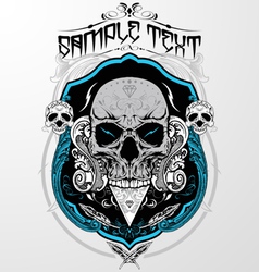 Decorative Skull vector image