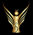 Angel ornament vector image