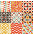 Retro seamless pattern vector image
