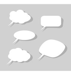 Speech bubbles vector image