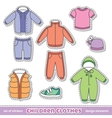 Children clothes vector image