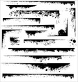 Edges of grunge vector image