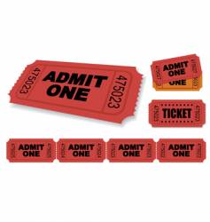 Ticket vector image