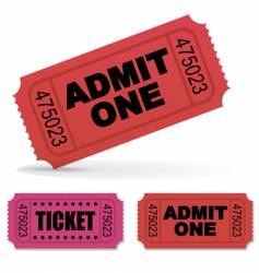 Tickets vector image