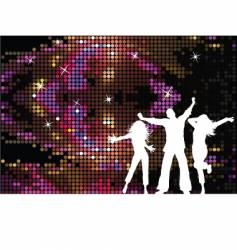 Disco people Disco people vector image