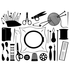 Gobelin equipment vector image