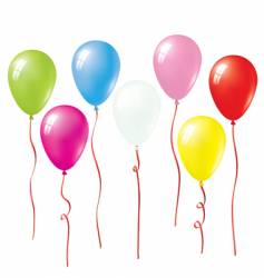 Colorful balloons vector image