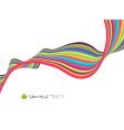 Colorful lines vector image