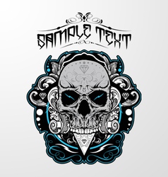 Decorative Skull vector image