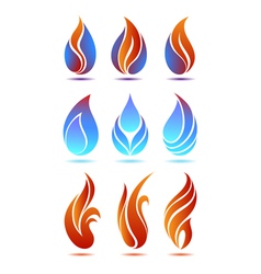 Flame vector image