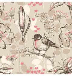 Vintage wallpaper vector image