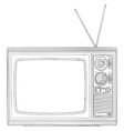 Television vector image