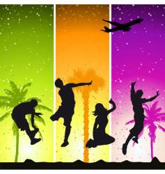 Summer vacations vector image