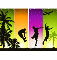 Summer vacations vector image