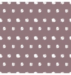 Vintage polka grunge dots seamless pattern vector image