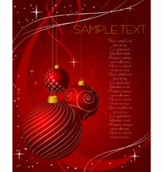 Christmas abstract background vector image