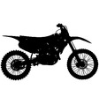 Motocross bike vector image