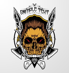 Decorative Skull vector image