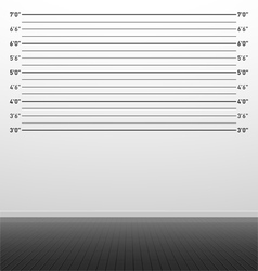 Police lineup background vector image