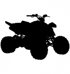 Quad bike vector image