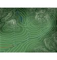 Topographic map vector image